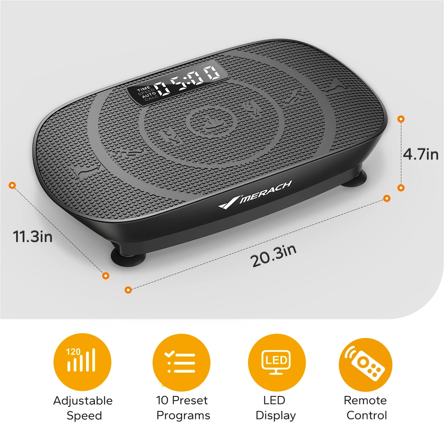 Merach Vibration Plate Exercise Machine For Full Body Workouts