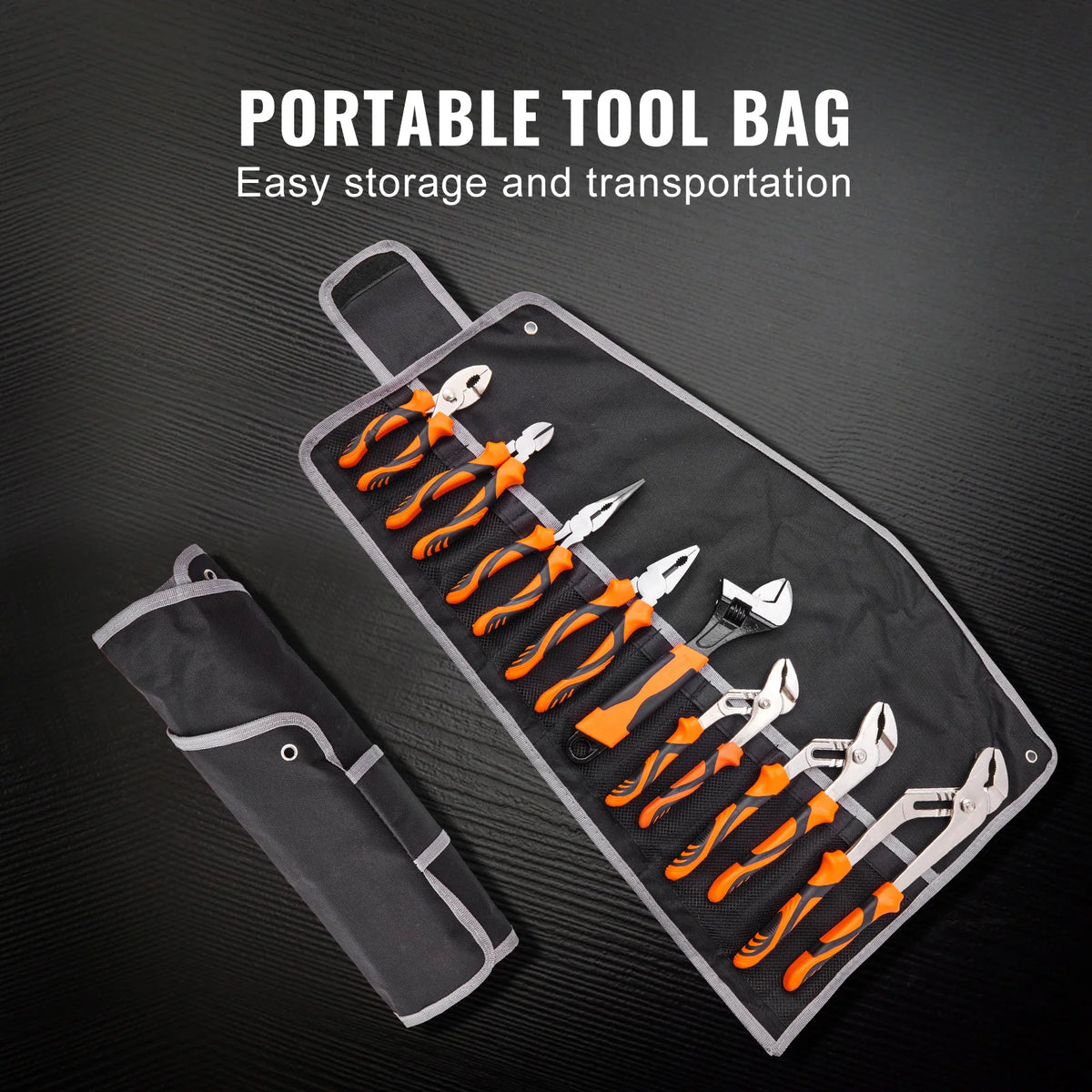 SucceBuy 8-Piece Pliers Set High Carbon Steel Multi Tool Kit