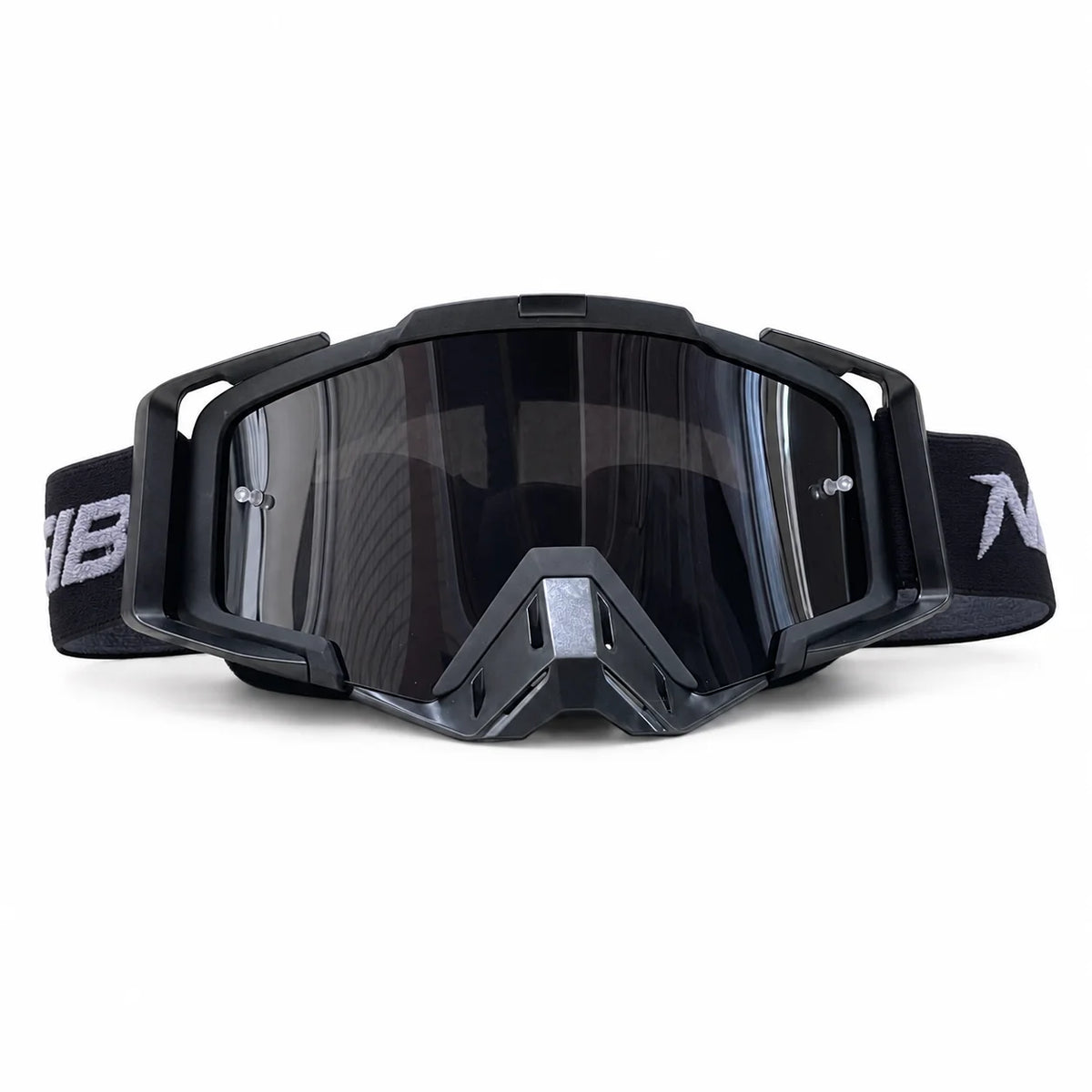 NAFEIB Motorcycle Goggles and Breathable Face Mask for Motocross Riding