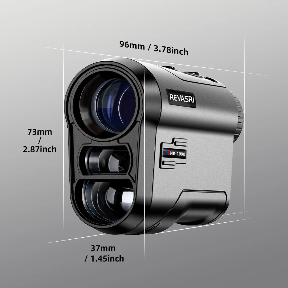 Revasri Golf Rangefinder With Slope Compensation And 1000 Yard Range