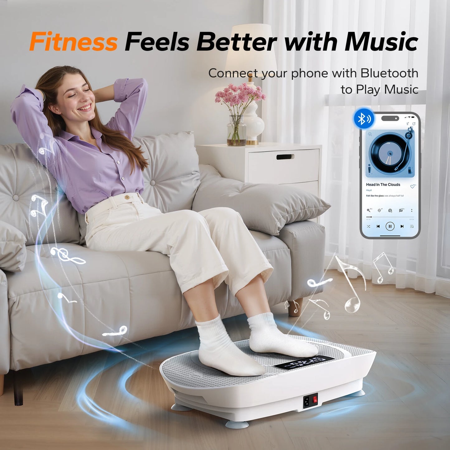 Merach Vibration Plate Exercise Machine For Full Body Workouts