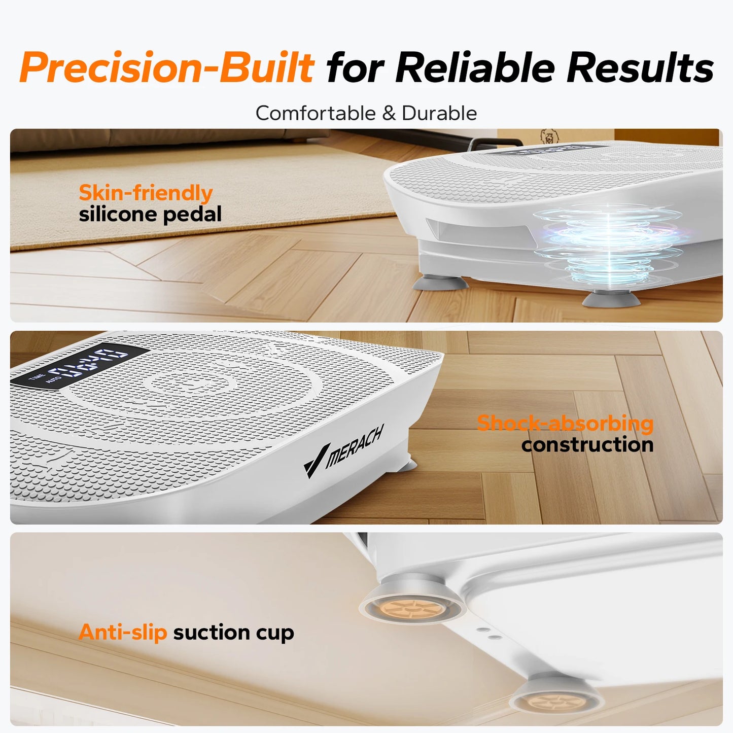 Merach Vibration Plate Exercise Machine For Full Body Workouts