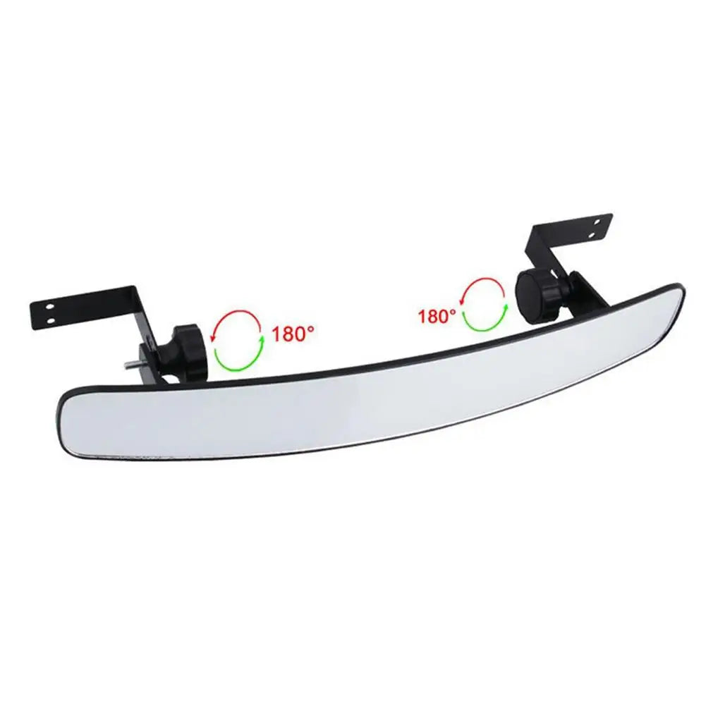 Golf Cart Folding Side Mirror Extra Wide Rear View Mirror
