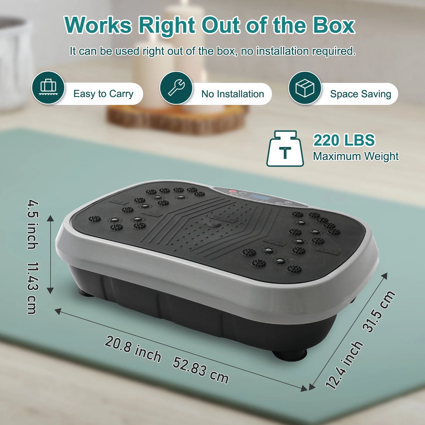 N Vibration Plate Exercise Machine For Home Fitness