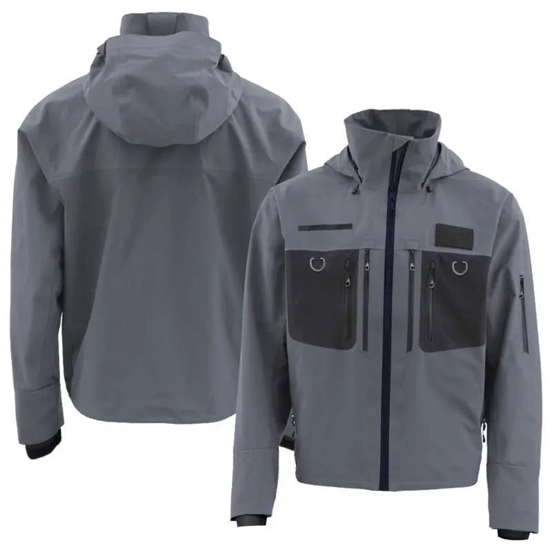 Drryfsh Waterproof Hooded Wading Jacket for Fly Fishing Outdoors