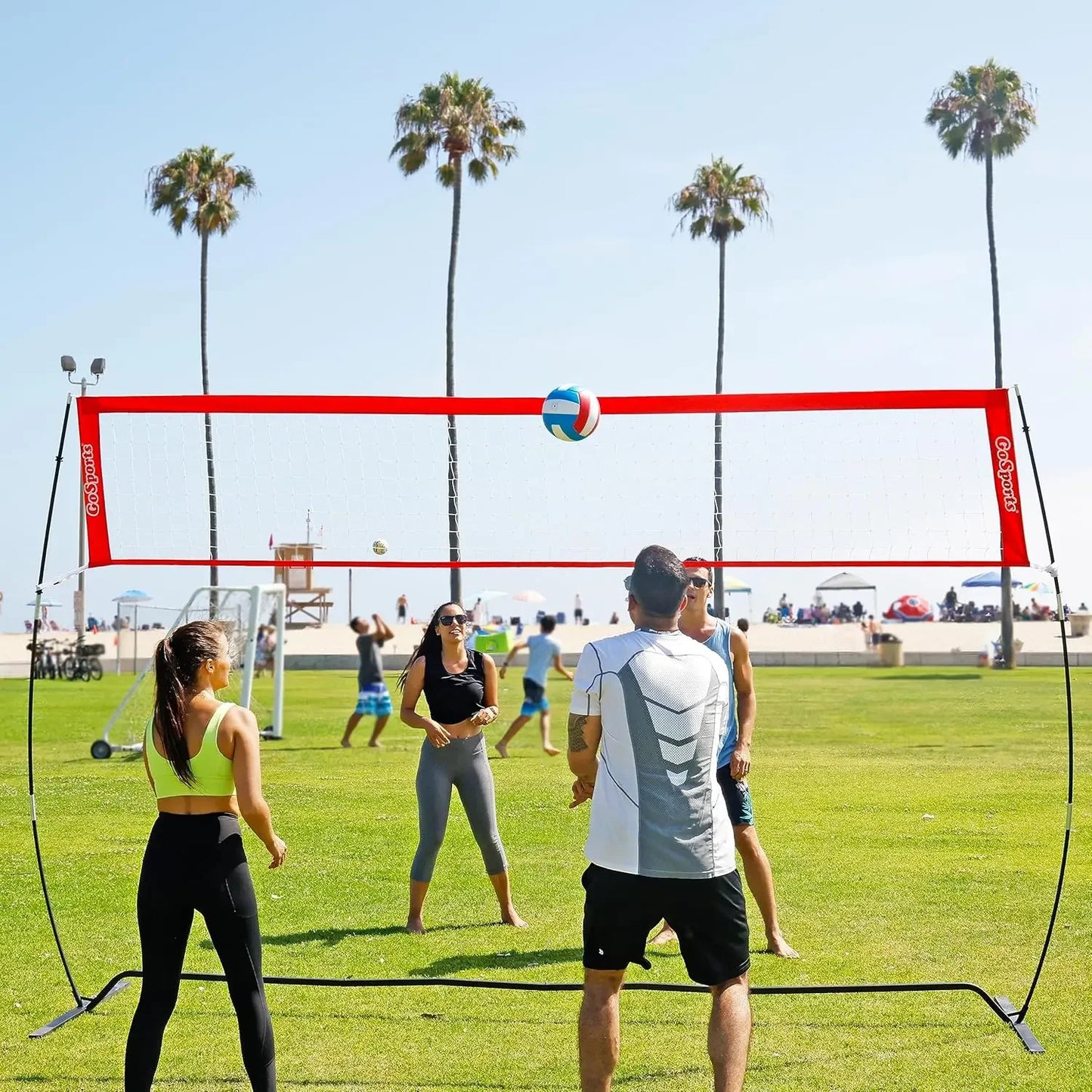 Soft Touch Volleyball With Pump For Indoor And Outdoor Play