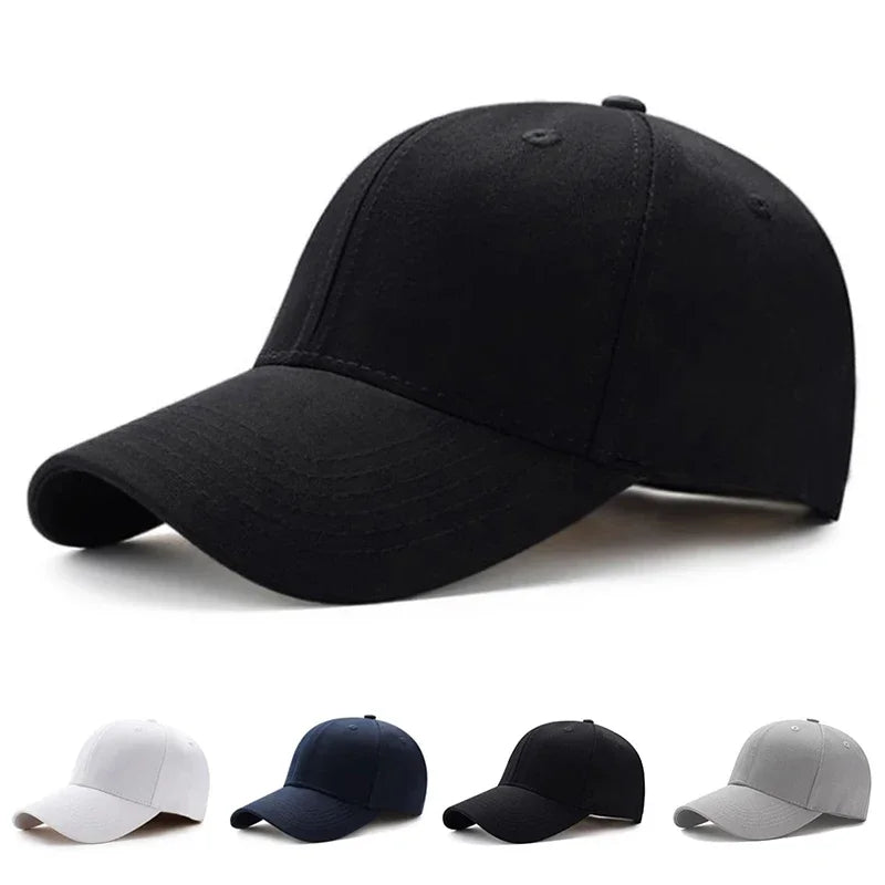 NONECN Unisex Cotton Baseball Cap Solid Hat Adjustable Golf