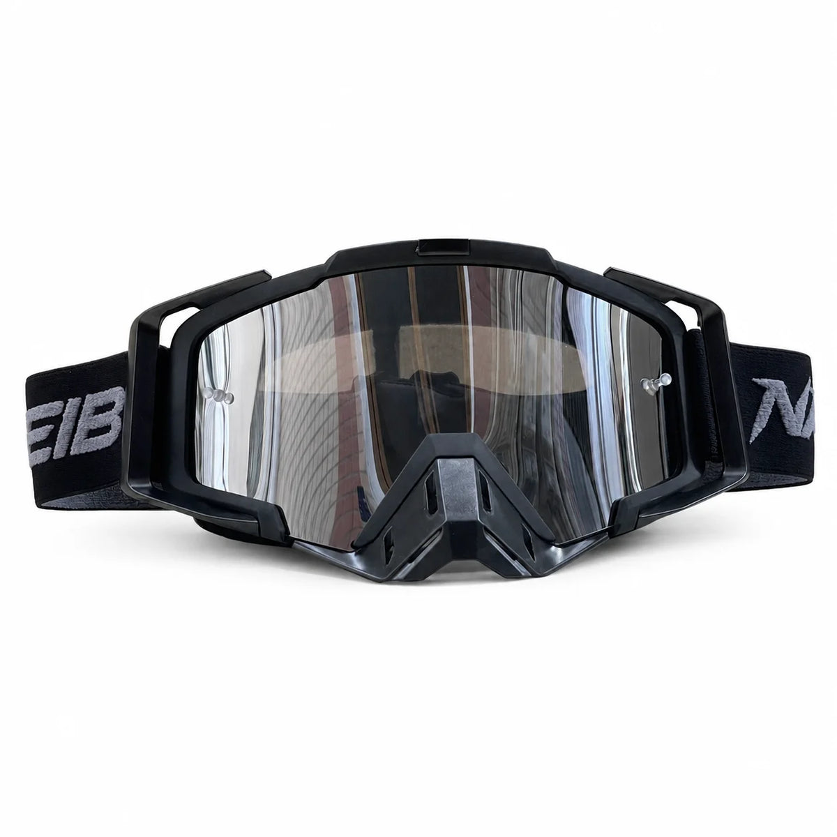 NAFEIB Motorcycle Goggles and Breathable Face Mask for Motocross Riding