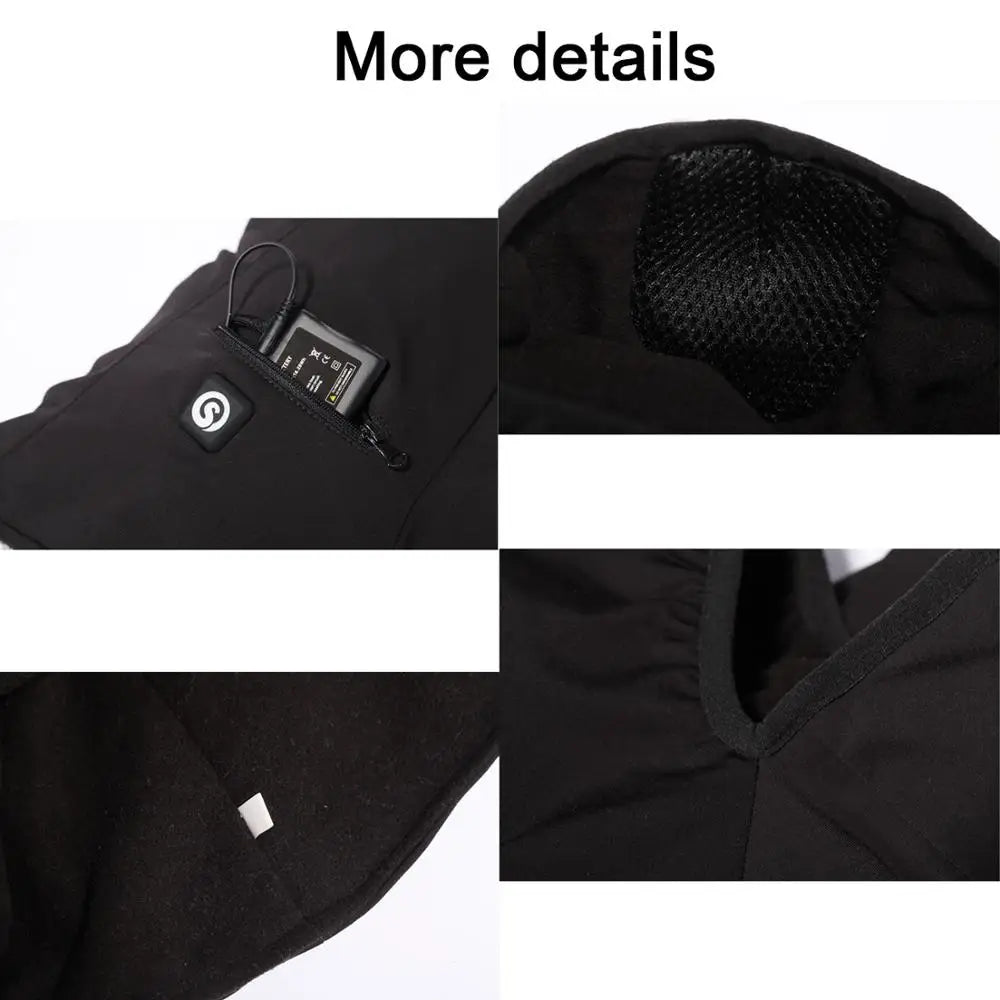 Savior Heat Heated Ski Mask Balaclava With Battery Pack