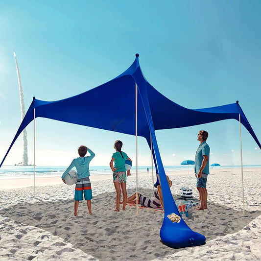 Outdoor Canopy Tent For Lawn Beach Camping Sun Protection Cooling