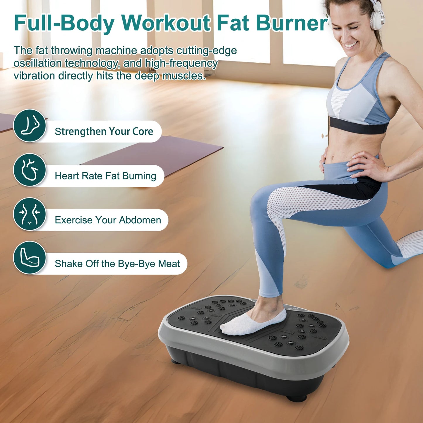 N Vibration Plate Exercise Machine For Home Fitness