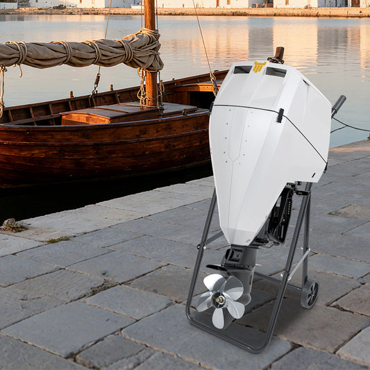 Outboard Motor Engine Trolley Stand Foldable Heavy Duty Carrier Cart