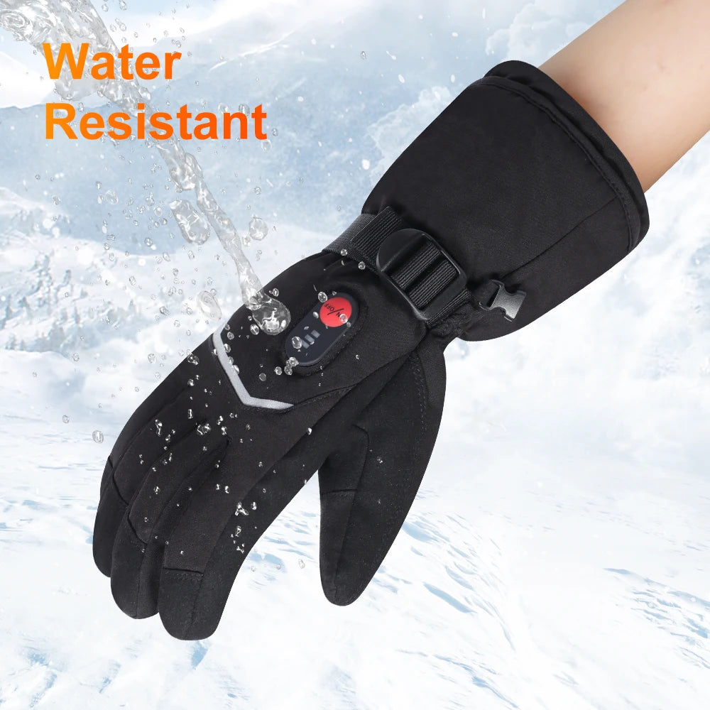 Savior Rechargeable Heated Gloves for Skiing Cycling And Hiking