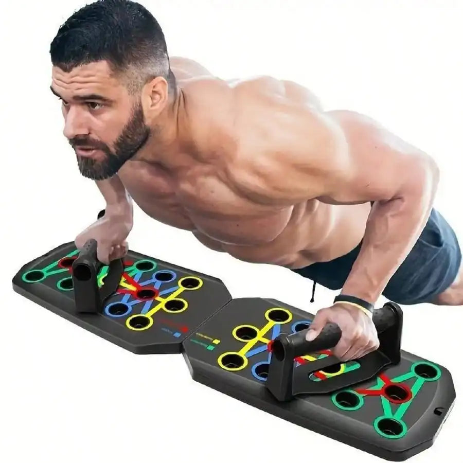 Foldable Push Up Board Portable Fitness Bar For Men Women