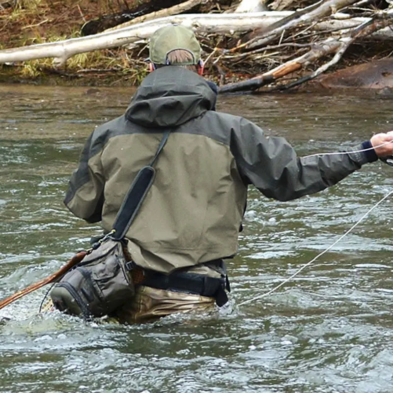 Drryfsh Waterproof Hooded Wading Jacket for Fly Fishing Outdoors