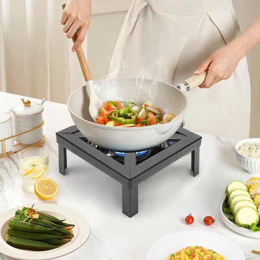 8000W Portable Single Burner Gas Stove With Adjustable Regulator Hose