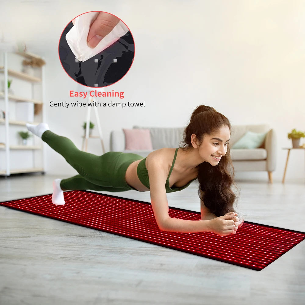 Red Light Therapy Mat For Pain Relief And Wellness