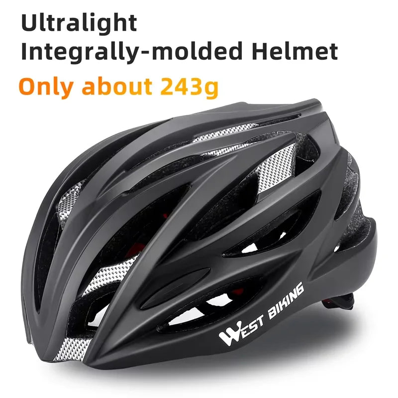 West Biking Integrally Molded Ultralight MTB Road Helmet Breathable
