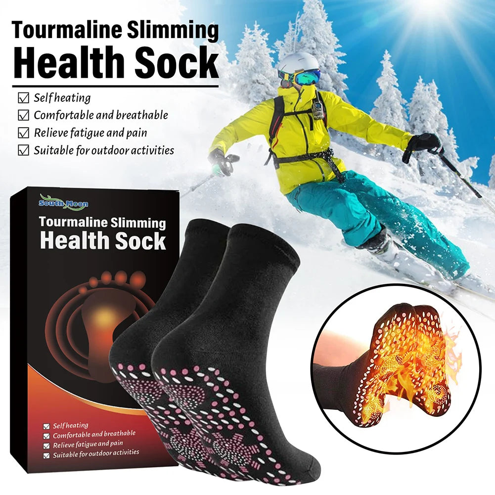 Winter Warm Health Socks Non Slip Therapy Massage Arch Support