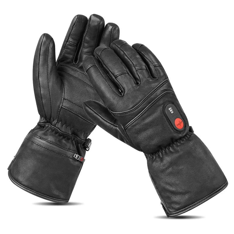 DAY WOLF Heated Waterproof Touchscreen Rechargeable Winter Ski Gloves