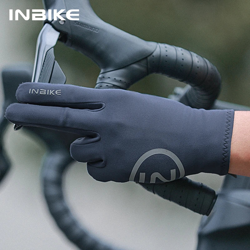 INBIKE Thermal Touchscreen Full Finger Unisex Cycling Gloves