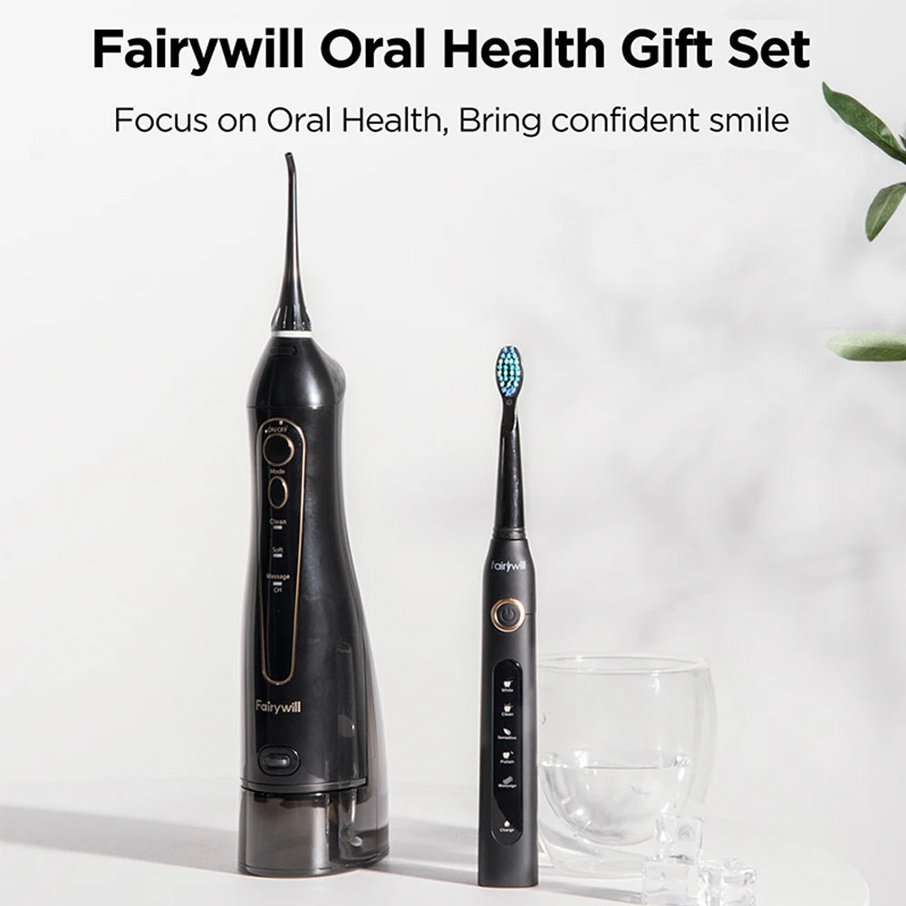 Fairywill Rechargeable Water Flosser Oral Irrigator With 3 Modes