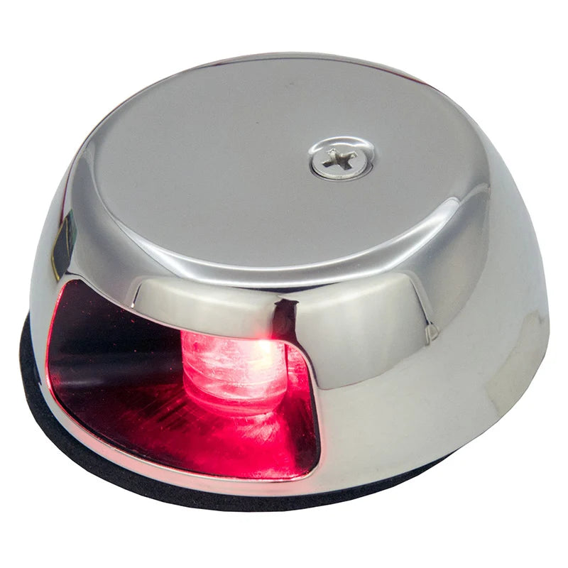 BYSSEA Marine LED Navigation Light Stainless Steel Horizontal Mount 12V