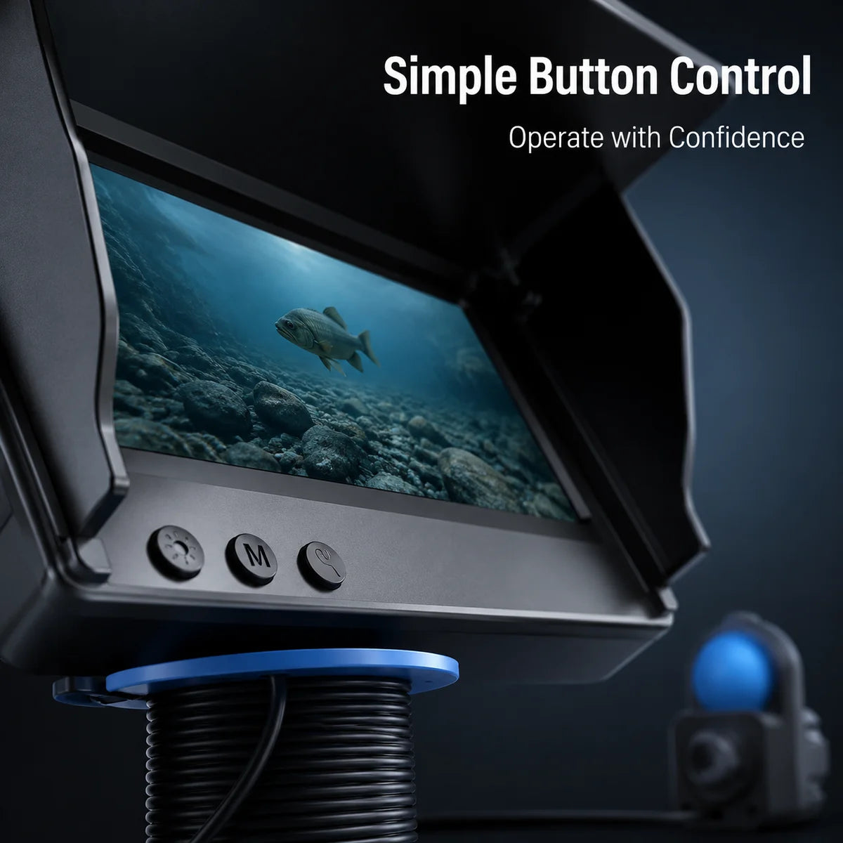 Underwater Fishing Camera With Monitor Night Vision And Depth Finder
