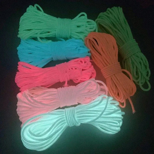 Luminous Paracord Nylon 550 Tent Cord For Outdoor Camping Gear