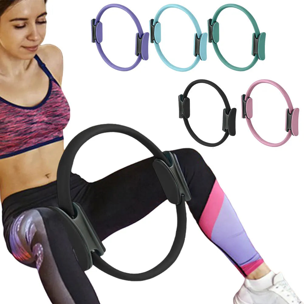Shunmaii 5-Piece Pilates Essential Kit With Ring And Resistance Band