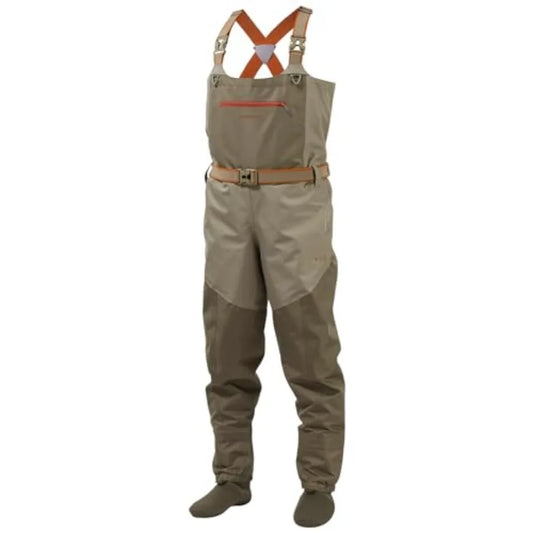 Men's Waterproof Breathable Stocking Foot Chest Waders for Fly Fishing
