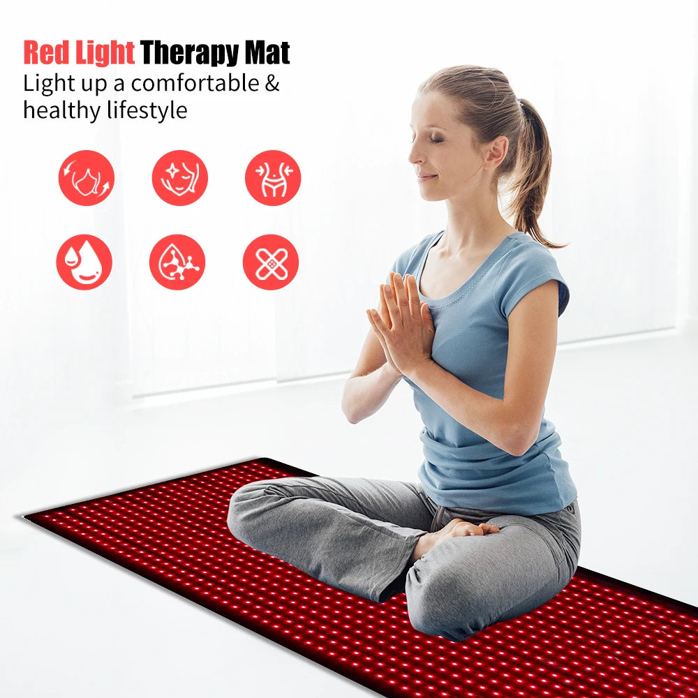Red Light Therapy Mat For Pain Relief And Wellness