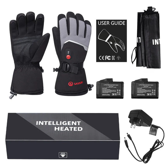 Savior Rechargeable Heated Gloves for Skiing Cycling And Hiking