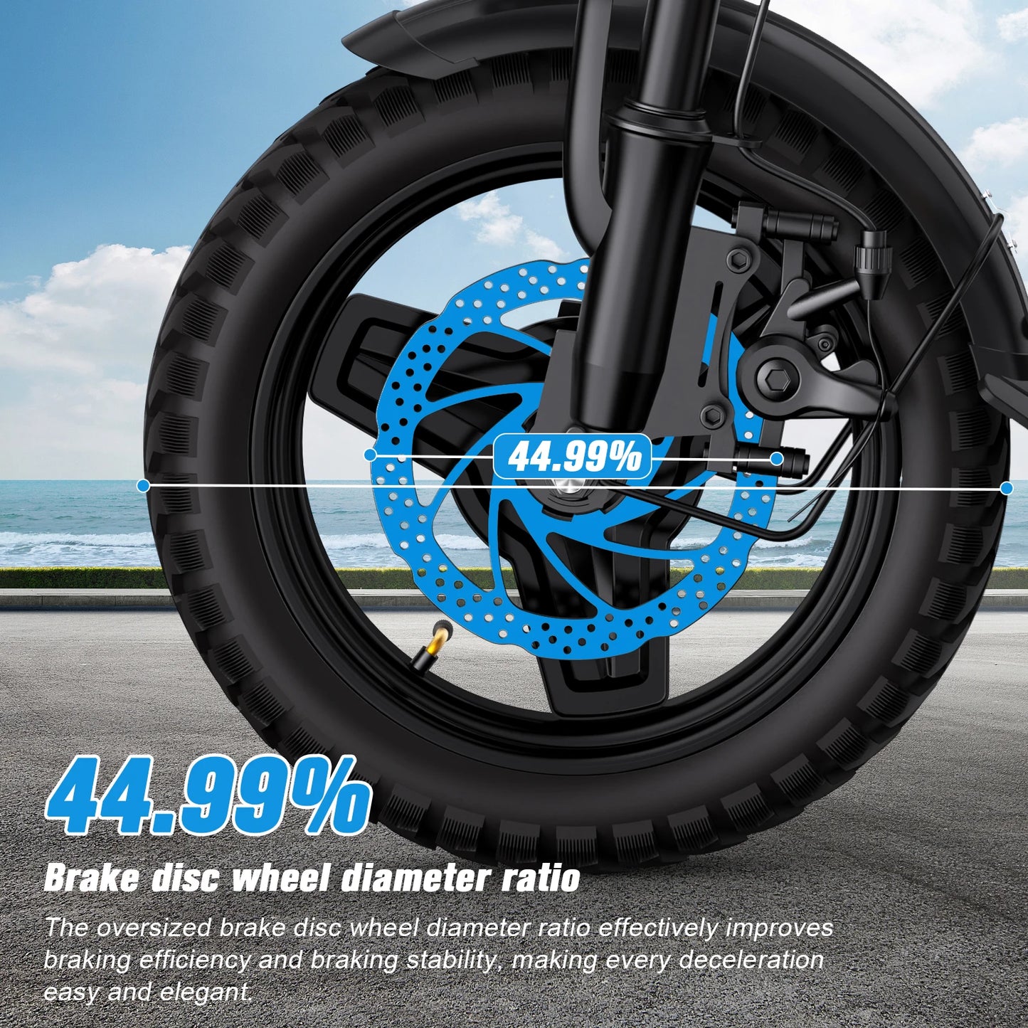 DEEPOWER A14 500W Electric Bicycle With Multi Link Shock Absorption