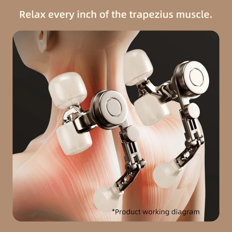 LEERCON Shiatsu Neck And Shoulder Massager With Soothing Heat