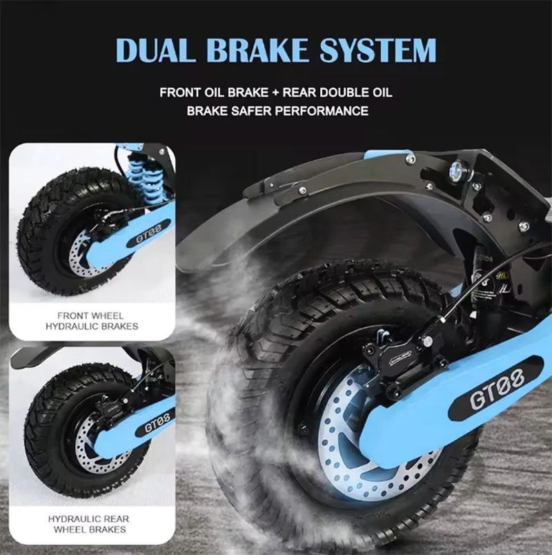 Arwibon 5600W Dual Motor Electric Scooter Off Road Folding