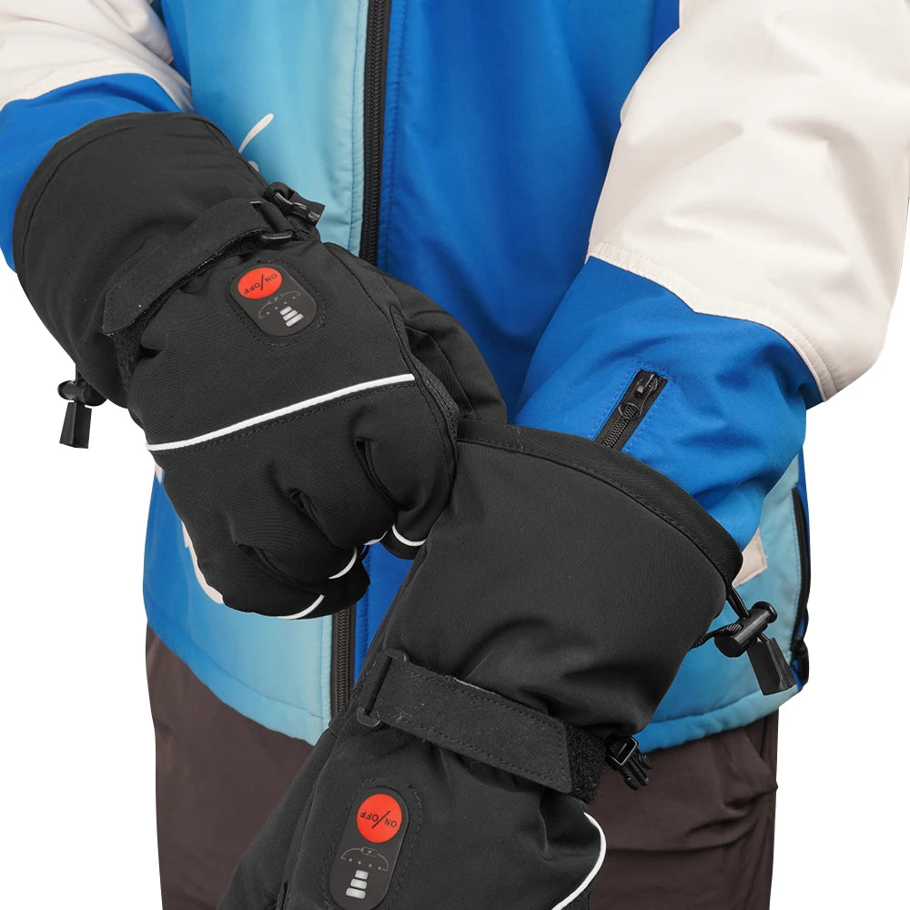 Savior Heat Rechargeable Heated Gloves Waterproof for Men and Women