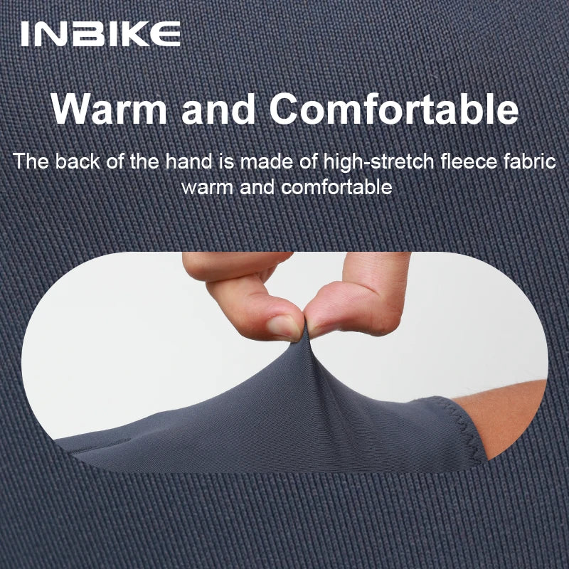 INBIKE Thermal Touchscreen Full Finger Unisex Cycling Gloves