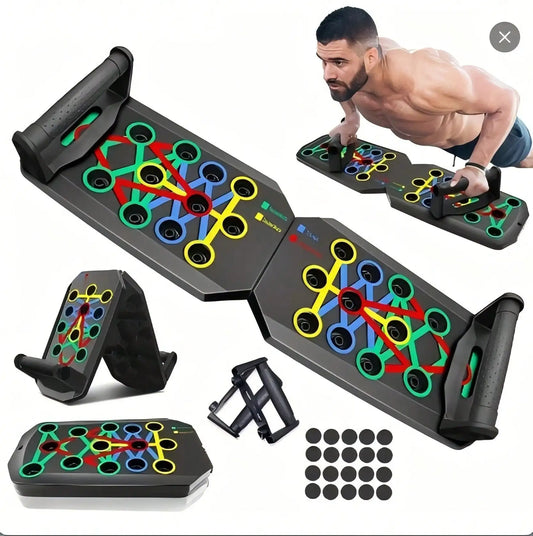Foldable Push Up Board Portable Fitness Bar For Men Women