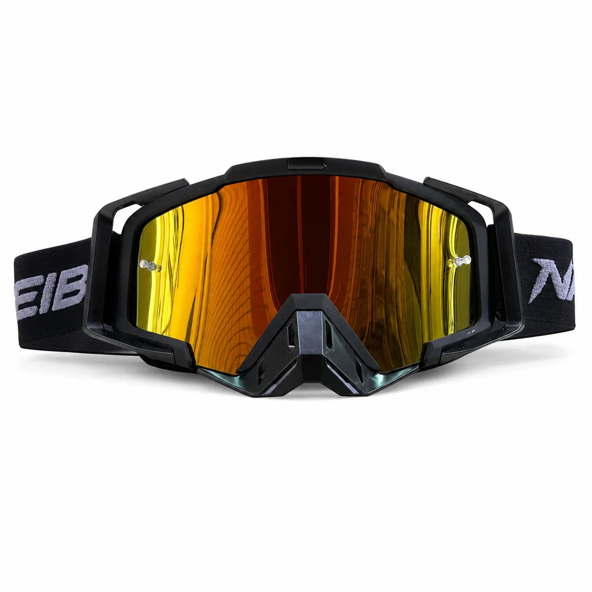NAFEIB Motorcycle Goggles and Breathable Face Mask for Motocross Riding