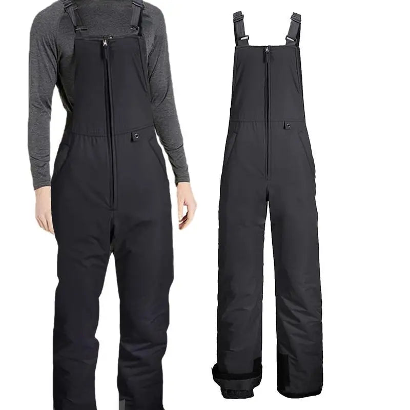 Insulated Ski Overalls For Men And Women Ripstop Snow Bibs