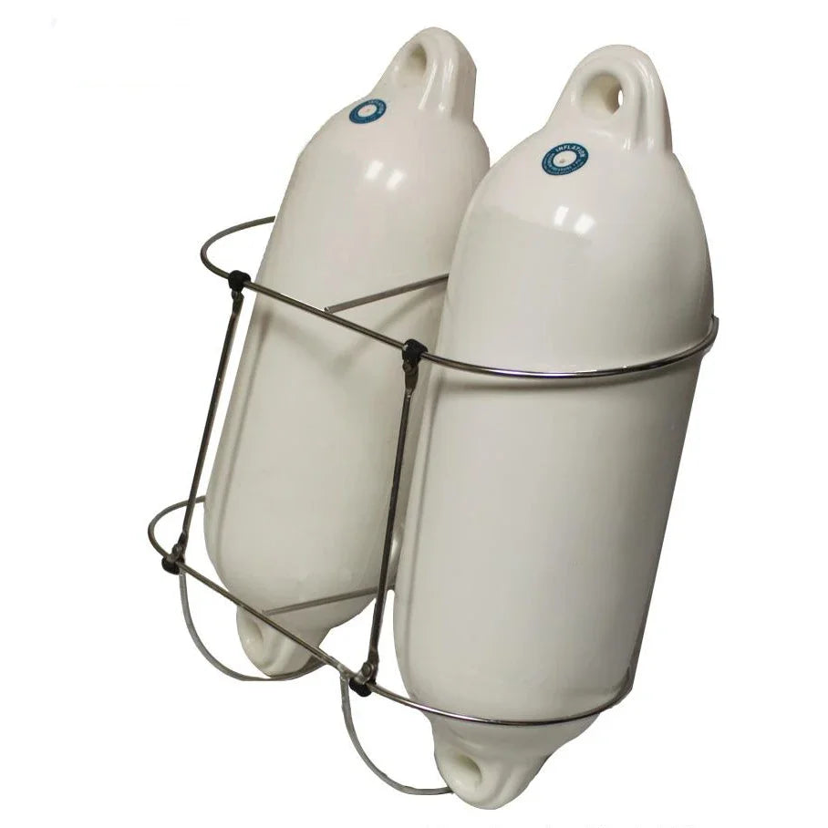 BYSSEA Stainless Steel Folding Fender Holder For Inflatable Boats