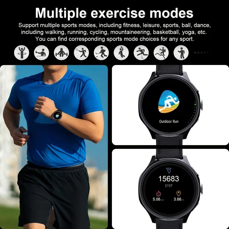 W&O Android 4G SIM Smartwatch With Rotating Camera GPS