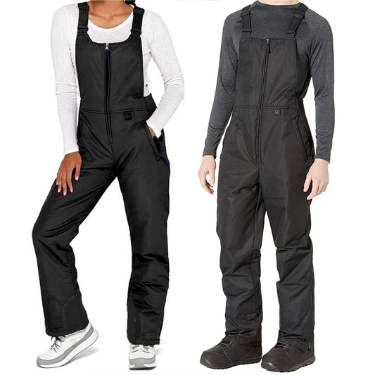 Insulated Ski Overalls For Men And Women Ripstop Snow Bibs