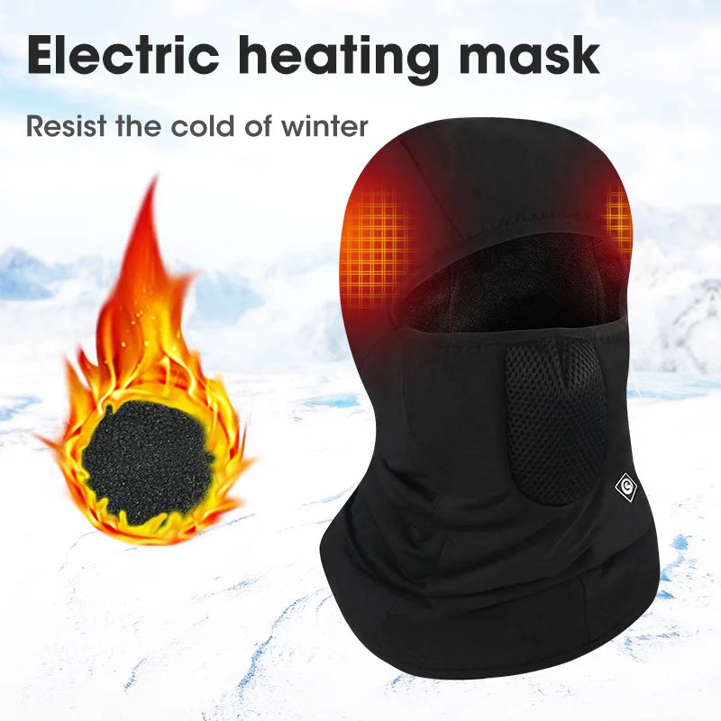 Savior Heat Heated Ski Mask Balaclava With Battery Pack