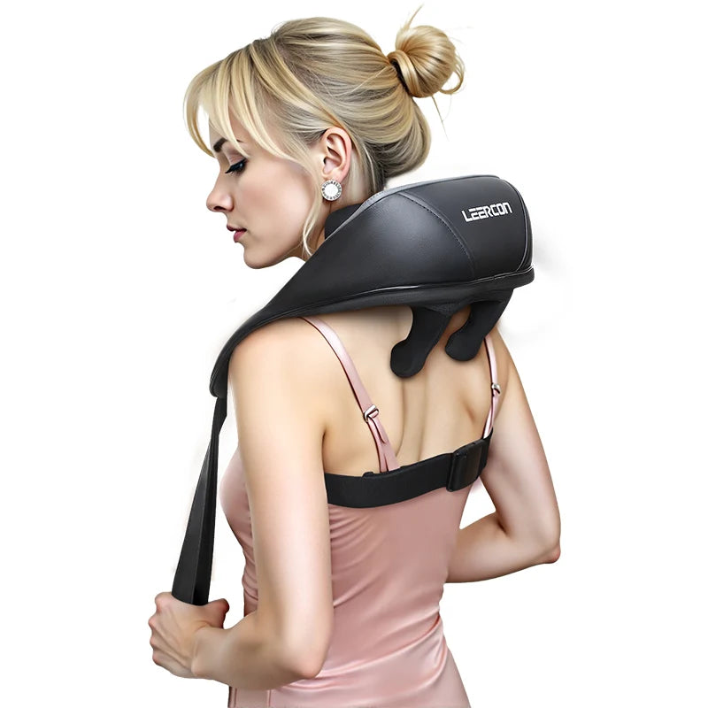 LEERCON Shiatsu Neck And Shoulder Massager With Soothing Heat
