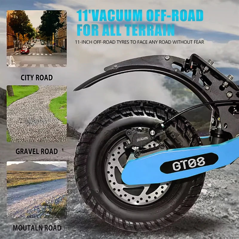 Arwibon 5600W Dual Motor Electric Scooter Off Road Folding