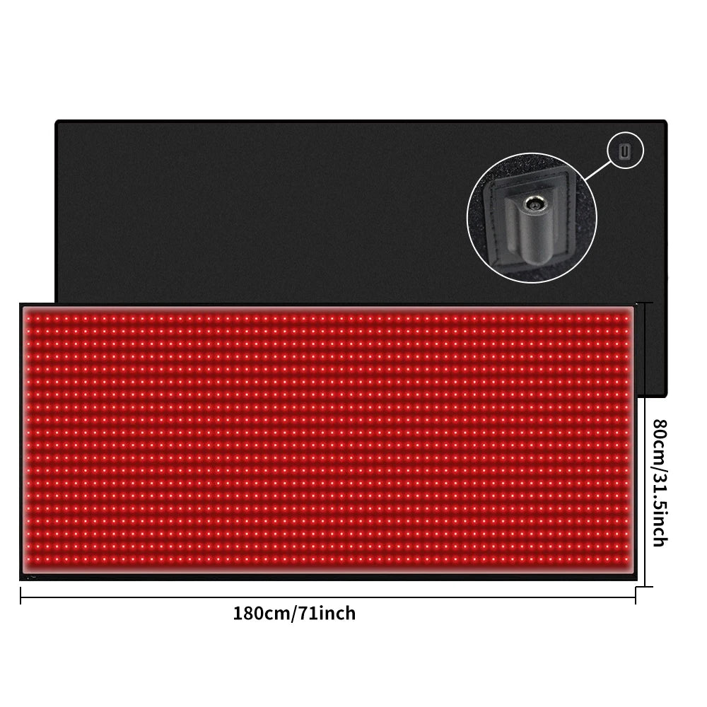 Red Light Therapy Mat For Pain Relief And Wellness