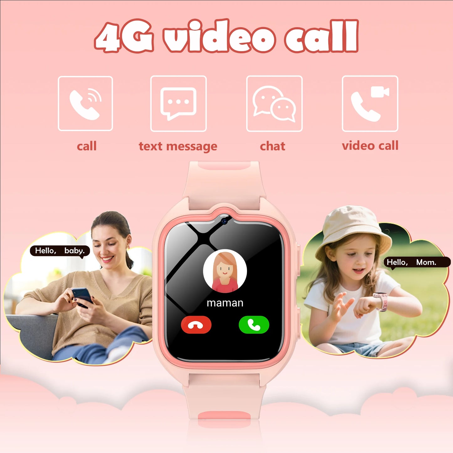 Blackview Z30 Kids Smart Watch Waterproof Video GPS SOS 4G