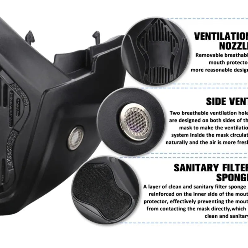 Windproof Outdoor Full Face Cover With Anti Glare Ski Goggles